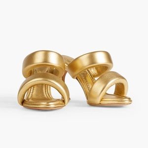 Alexandre Birman Lilla Golden Mule sandals 39